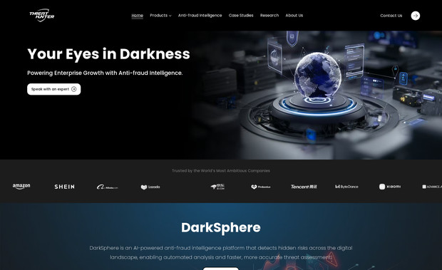 Threat Hunter: Website redesigned as the official website for this business. 
Platform =WIX Studio