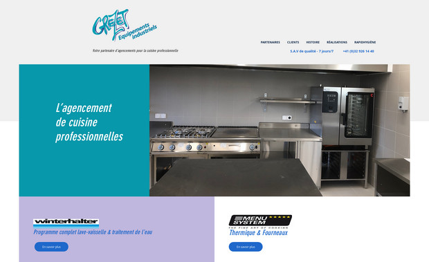 Grezet & Anthoine: Création de site internet