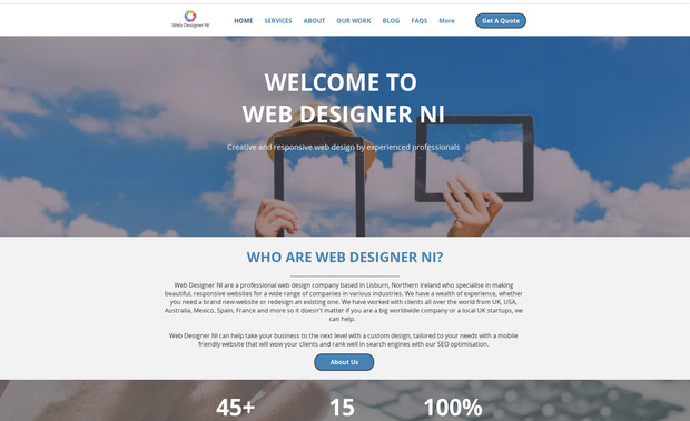 Web Designer NI: This is the website for my business to advertise the most of the websites that I have designed. 