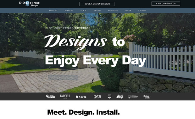 Pro Fence Design: Custom fencing is a specific need for some, but Pro Fence Design knocks in out of the park. We perform SEO management improving rankings over a multi-month project period creating content specifically to help prospective customers find Pro Fence Design on Google. This is accomplished by analyzing competitors with research tools, looking at web traffic monthly, creating/updating content for the site, optimizing the company's Google business profile and generating relevant backlinks to the local business's site. 