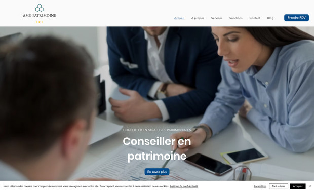 Amg Patrimoine: Site internet de conseillé en partimoine