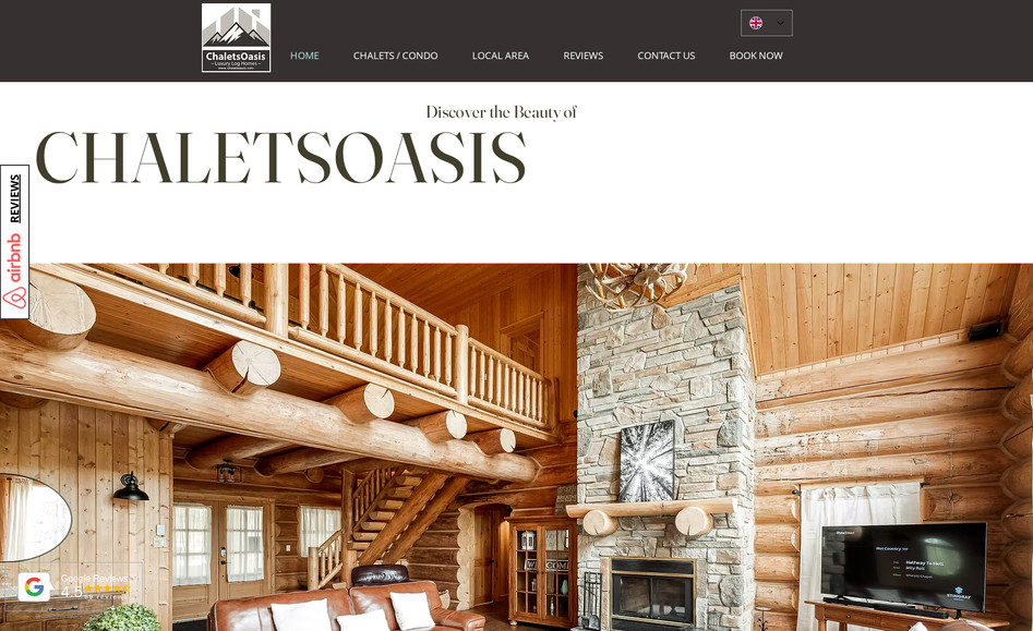 chaletsoasis: Re design website