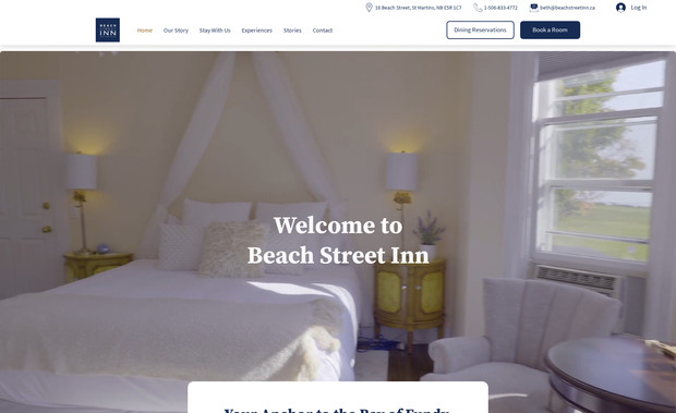 Beach Street Inn: With booking tools, restaurant systems, a custom room comparison widget, and a guest itinerary planner, this site is packed with features. Wrapped in a beautiful design, it all adds up to more bookings and easy management for their staff.