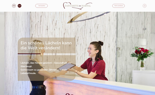 ZAE Isartal: Wix Webdesign & SEO für ZAE Isartal – komplette Neugestaltung der Praxis-Website in Wix inkl. Struktur, Textüberarbeitung und lokaler Suchmaschinenoptimierung für den Raum München.