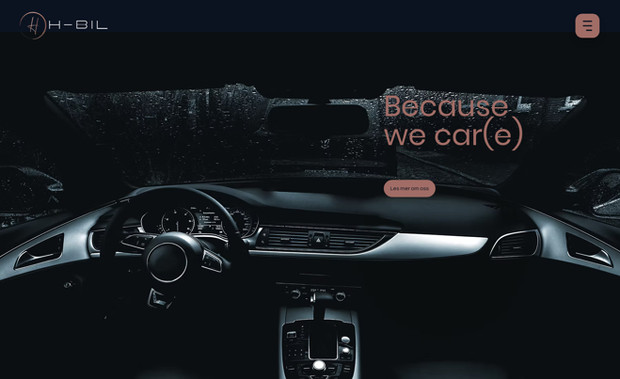 H Bil: A client of mine wanted to notch up their marketing gane and needed help both with their branding, marketing and a new website.

They run a business where they both sell cars, have different services and products, and they wanted a professional looking new website to match their new branding. The result was this page.

An easy page to navigate, read, book and contact. Also setting up a newsletter sign-on so they can easily reach their target customers.