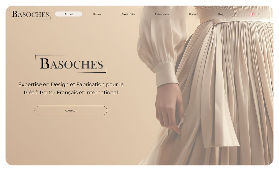 Basoches: Site vitrine design, multilingue, entretien du blog + réseaux sociaux
Tarif : nous contacter