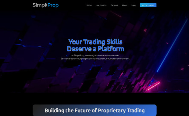 Simpliprop: Full Web design 