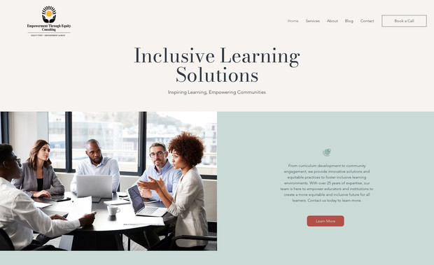 Empowerment Through Equity: Edit  Site | Mobile Site | Adjust and Change Services | 