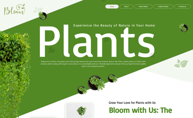 Bloom: Plants Store