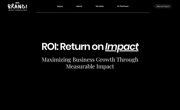 Brandi Leifso: We collaborated with the client on her logo design and branding, while also handling the web design and development for Brandi Leifso Consulting, creating a cohesive and impactful digital presence that reflects her vision and expertise.