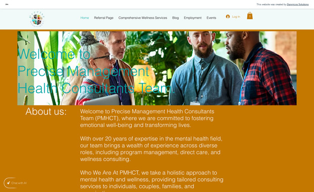 Precise Management: A platform to assist a business that offers courses, live calls and support in the mental health industry 
