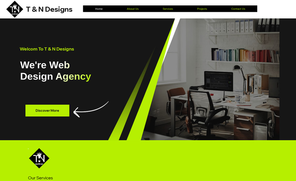 T & N Designs: I designed my business website on Wix Studio from scratch, added CMS functionalities to showcase projects, and integrated a blog to attract an audience.