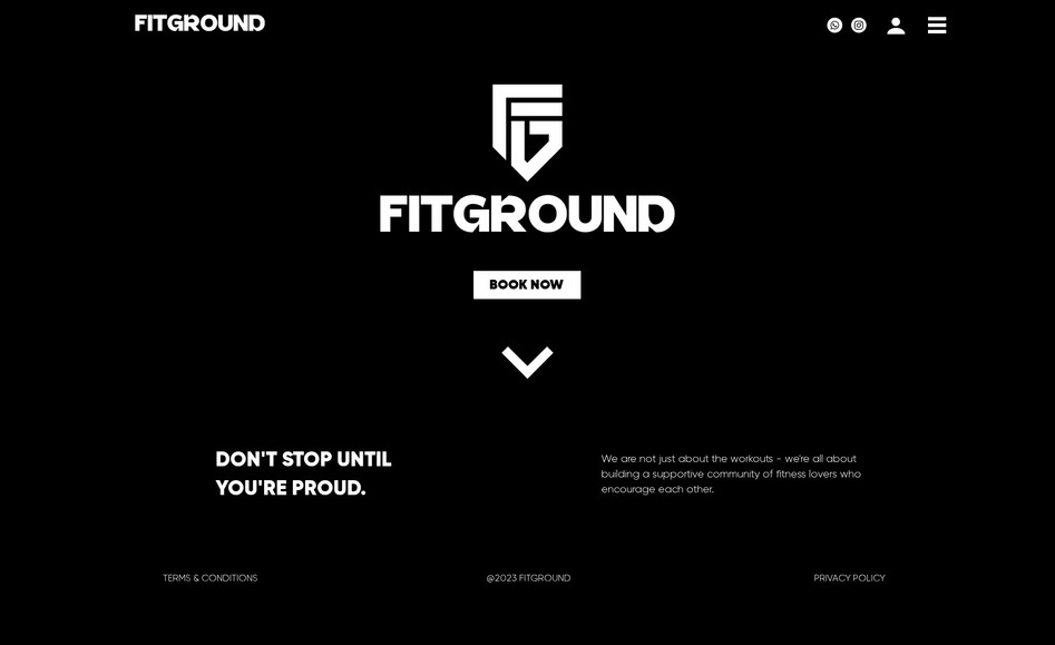 Fit Ground: Fit Ground — a dynamic and modern website for a fitness and wellness center based in Dubai.
The project showcases premium training services including personal coaching, group classes, strength training, and functional fitness. The design emphasizes energy, professionalism, and accessibility, with clear navigation, strong motivational visuals, and an easy booking system for new clients.

