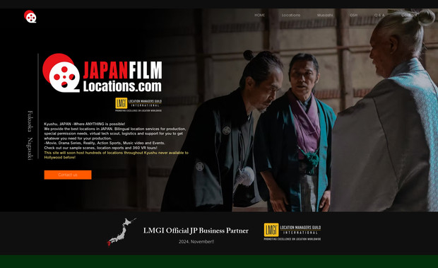 Japan Film Locations: Wixマーケットプレイスよりお問合せを頂き、この度Wixプロにて制作をさせて頂きました。