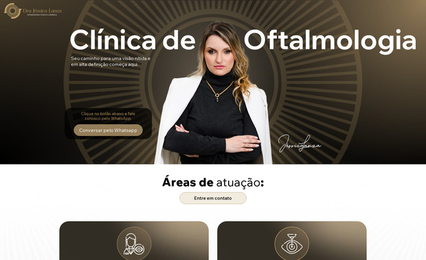 Jessica Lanza: Site desenvolvido para Dr. Jessica Lanza
