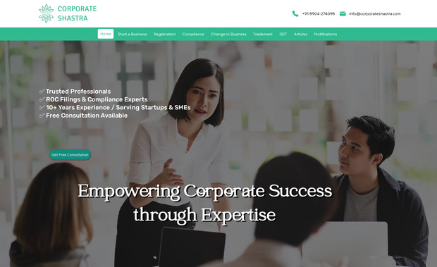 Corporate Shastra: Corporate Shastra is a comprehensive business solutions provider, offering a wide range of services to help businesses thrive in a dynamic regulatory environment. Specializing in business conversions, such as transitioning from partnership to proprietorship, Corporate Shastra also excels in trademark registration, GST compliance, and various business compliance services.
