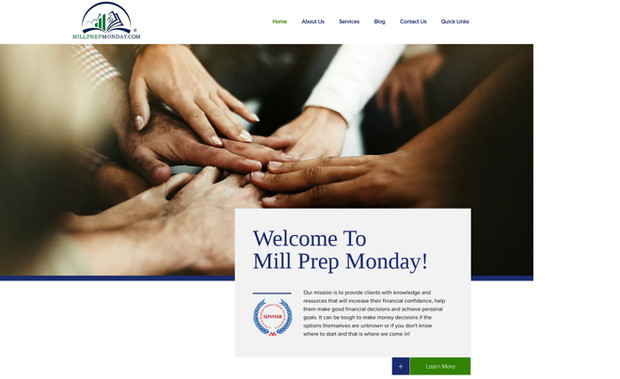 Mill Prep Monday LLC: Website Refresh