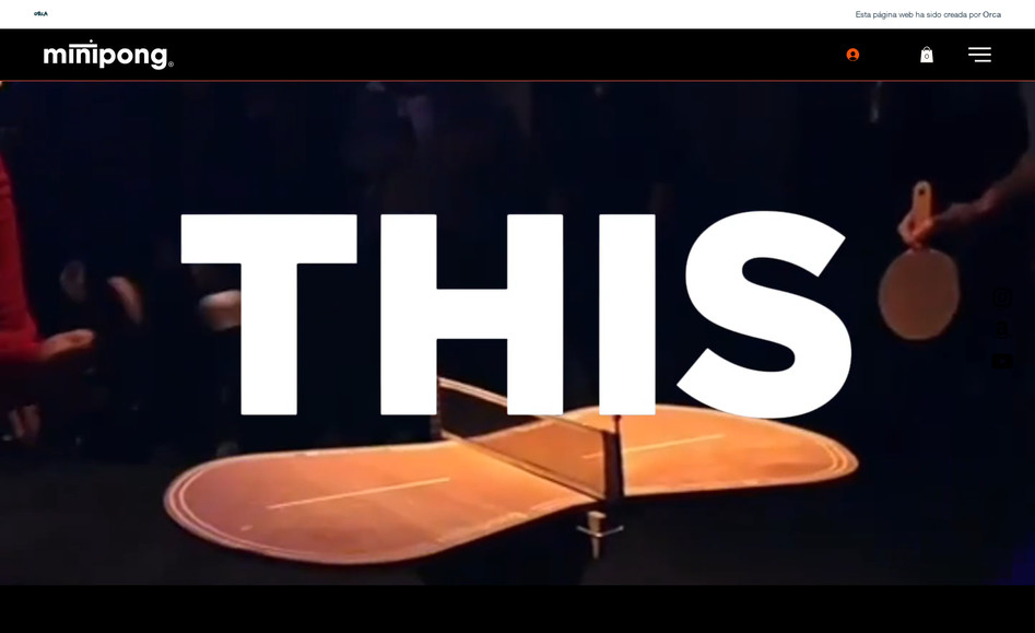 Minipong: Minipong website creation.