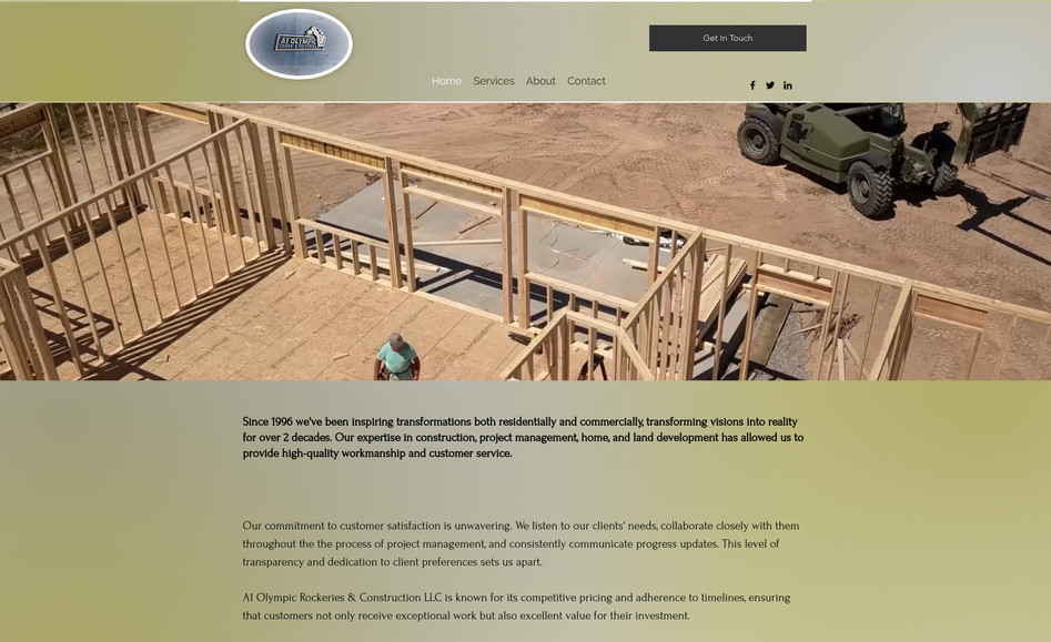 a1olympic: Contractor and Landscape