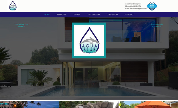 Wholesale Pool Supply Distributor: Informational website with contact form and email list