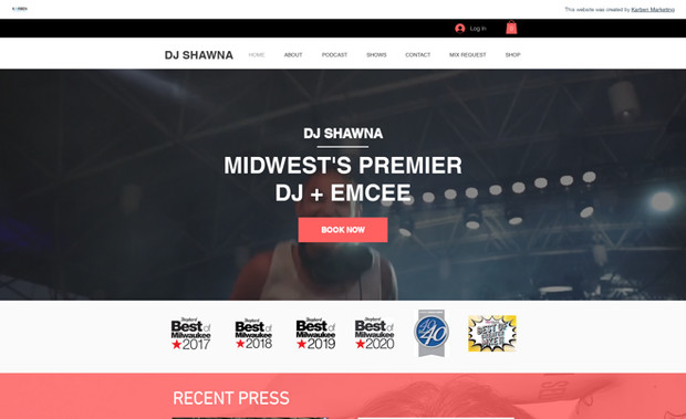 djshawna: We built this advanced website for a rising DJ star who plays for the Chicago Bulls. Our designer did a fantastic job showcasing her talent, personality, and her mission while pursuing a successful career in a male-dominated industry. 