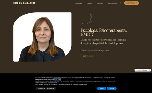 Carla Ibba: Creazione sito web