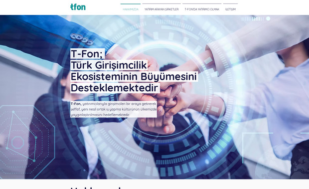 Tfon: T-Fon, arka planında köklü firmaların bulunduğu bir yatırımcı fon markası olarak, kurumsal bir web sitesinin yapım aşamasında baştan sona birlikte çalıştığımız bir projeyi içermektedir. Bu işbirliği çerçevesinde, markanın güçlü ve profesyonel bir dijital varlık oluşturması için web sitesinin tasarımını ben üstlendik. Proje kapsamında, kullanıcı dostu bir arayüz tasarlamak, site performansını optimize etmek ve markanın kurumsal kimliğini etkili bir şekilde yansıtmak için çeşitli stratejiler uyguladık. T-Fon markasının kurumsal web sitesinin başarılı bir şekilde hayata geçirilmesi, köklü yatırımcı fonunun çevrimiçi varlığını güçlendirmek ve etkileşimini artırmak amacını taşımaktadır.