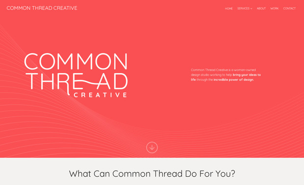 Common Thread Creative: The Challenge:
As my business evolved and transitioned into Common Thread Creative, my previous online presence no longer fully reflected the premium, strategic services I now offer. The goal was to build a sophisticated, highly responsive website that not only showcases my expertise in brand identity and Wix Studio development but also serves as a strong example of the quality and attention to detail I deliver to clients.

Our Approach & Solution:
Leveraging the advanced capabilities of Wix Studio, I embarked on a comprehensive brand refresh and website redesign.

Strategic Brand Refresh: I refined the Common Thread Creative brand identity to reflect a more modern, professional, and established aesthetic. This involved a deep dive into my core values, target audience, and the unique value proposition I bring to clients. The result is a brand that feels both approachable and authoritative.

Wix Studio from the Ground Up: The entire site was built from a blank canvas in Wix Studio. This allowed for complete creative freedom and meticulous control over every design element.

Custom Layouts & Components: We implemented a custom grid system and flexible components, ensuring a bespoke feel throughout.

Advanced Responsive Design: Every page was meticulously optimized for an impeccable viewing experience across all devices – desktop, tablet, and mobile.

Engaging Interactions: Subtle animations and interactive elements were incorporated to guide the user's eye and enhance the overall user experience without distraction.

Client-Focused Content & SEO: The content strategy focused on clearly communicating my specialized offerings (brand identity, Wix Studio websites, ongoing creative strategy) and speaking directly to my ideal clients. Foundational SEO best practices were integrated from the start to ensure discoverability.

The Result:
The new Common Thread Creative website stands as a testament to the power of thoughtful design and the capabilities of Wix Studio. It provides a seamless, engaging experience for visitors while clearly articulating my services and showcasing my passion for creating impactful digital presences. This site is now a true reflection of the quality and strategic partnership I offer to every client.