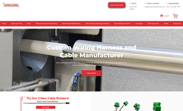 Custom Cables Direct: Integration with Convert Calculator, so that custom built wires could be added to basket and purchased.