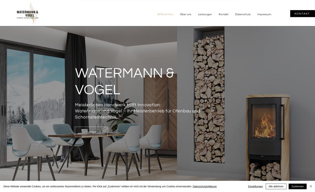 Watermann & Vogel : 🔥 Tradition trifft Innovation – Unser Webdesign für Watermann & Vogel Ofenbau und Schornsteintechnik

Für Watermann & Vogel haben wir einen modernen und informativen Webauftritt gestaltet, der die handwerkliche Expertise im Ofenbau und der Schornsteintechnik perfekt widerspiegelt. Zusätzlich haben wir das Logo-Design entwickelt, das das Unternehmen professionell und zeitgemäß repräsentiert.
Unsere Leistungen:

💻 Webdesign: Ein funktionales und ansprechendes Design, das die vielseitigen Leistungen – von klassischen Öfen bis zu modernen Schornsteintechniken – übersichtlich darstellt.

✍️ Texterstellung: Klare und prägnante Inhalte, die die Expertise von Watermann & Vogel betonen und das Angebot leicht verständlich präsentieren.

🎨 Logo-Design: Ein zeitloses und modernes Logo, das die Identität des Unternehmens stärkt und Vertrauen schafft.

📱 Responsive Umsetzung: Die Website passt sich nahtlos allen Endgeräten an und bietet Kunden jederzeit ein optimales Nutzererlebnis – ob am Desktop, Tablet oder Smartphone.

🌟 Kundenorientierung: Durch eine intuitive Navigation und informative Inhalte finden Besucher schnell die passenden Lösungen für ihre Anforderungen im Ofen- und Schornsteinbau.

Mit diesem modernen Webauftritt und Logo zeigt sich Watermann & Vogel als kompetenter Partner für hochwertige und individuelle Heizlösungen.

🔗 Besuchen Sie die Website: www.ofenbau-schornsteintechnik.de

Benötigen auch Sie eine Website oder ein professionelles Logo? Lassen Sie uns gemeinsam Ihre Vision umsetzen – kreativ, modern und zuverlässig! 📞