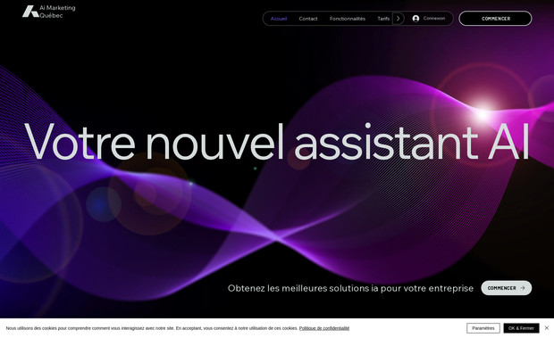 Ai Marketing Québec: Création du site web