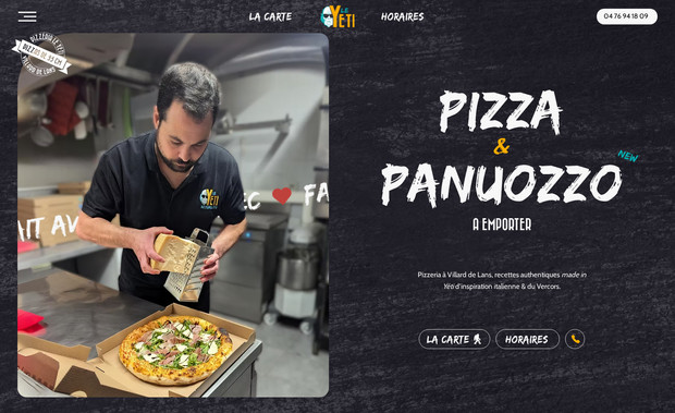 Le Yéti Pizzeria: Pizzeria à emporter