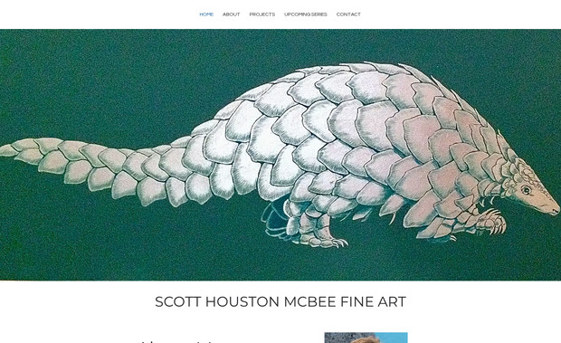 Scottart: Website design 