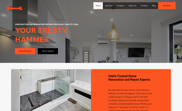 Your Trusty Hammer: JKI Marketing: Crafting a Strong Digital Presence for Your Trusty Hammer
At JKI Marketing, we take businesses from concept to success. When Your Trusty Hammer came to us, they had no online presence—no logo, no website, no digital footprint. We started by developing a strong brand identity, crafting a memorable logo and cohesive branding that reflect their expertise and reliability.

With the brand in place, we moved on to building a custom, high-performing website designed to engage visitors and convert leads. Every detail—from the layout to the content—was optimized to highlight their services and credibility.

Now, we’re focusing on SEO strategies to boost their visibility, ensuring they rank for relevant searches and attract the right customers. From branding to website development to ongoing SEO optimization, JKI Marketing is helping Your Trusty Hammer build a strong, lasting online presence. Let’s take your business to the next level!