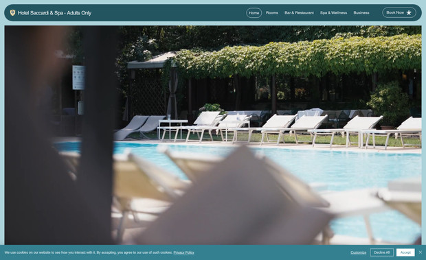 Hotel Saccardi: Hotel Website + Pictures + Videos