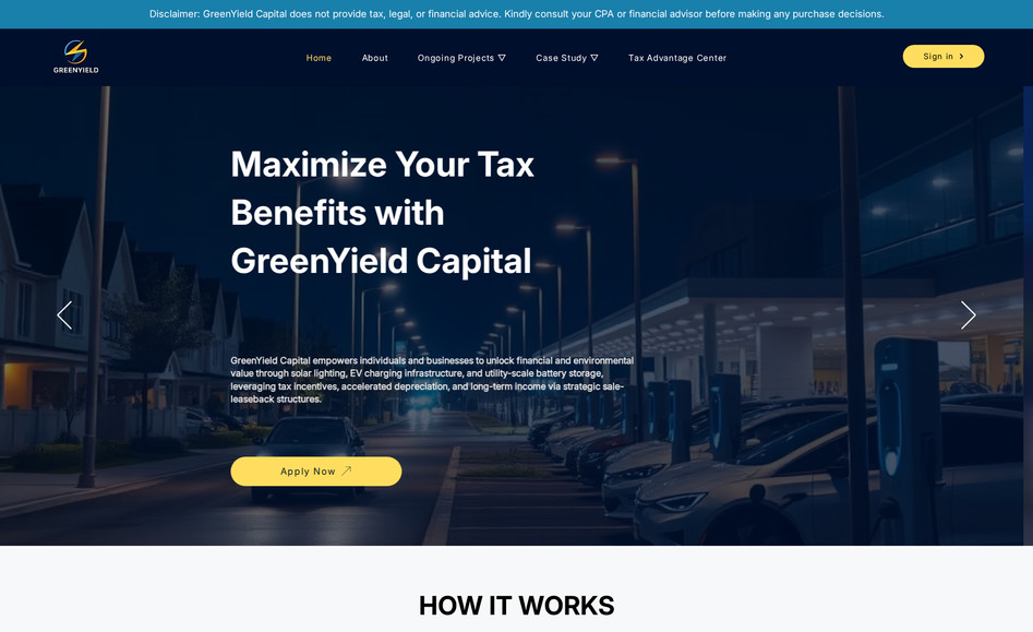 GreenYield Capital: This is my client Joshua Abramsons project. My responsibility was to ensure the website is responsive across all devices and to optimize it for fast loading on mobile devices. 

