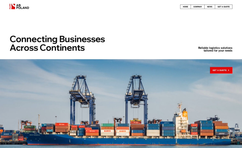 AB Poland: Diseño web profesional en Wix Studio para AB Poland Group, empresa especializada en la importación, transporte y distribución de vehículos dentro de la Unión Europea, con sede operativa en Polonia y enfoque logístico internacional. El sitio fue desarrollado con una arquitectura visual clara, adaptada al sector automotriz y optimizada para captar tanto clientes profesionales (B2B) como compradores por encargo. Se integraron funcionalidades personalizadas como catálogos dinámicos, formularios de contacto estratégicos y estructura escalable basada en CMS para presentar tipos de vehículos, servicios de transporte y soluciones de importación bajo demanda.