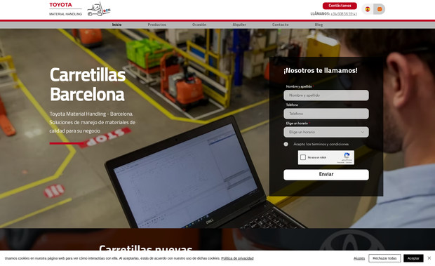 Carrretillas BCN: Diseño web integral

