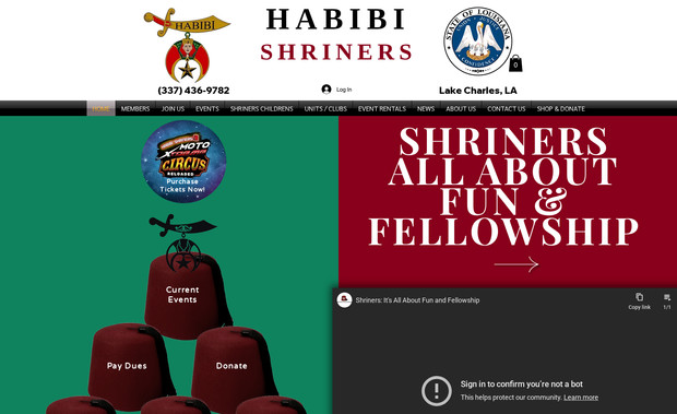 HabibiShriners: Habibi Shrine Center promotes Shriners and their Philanthropy Shriners Children.