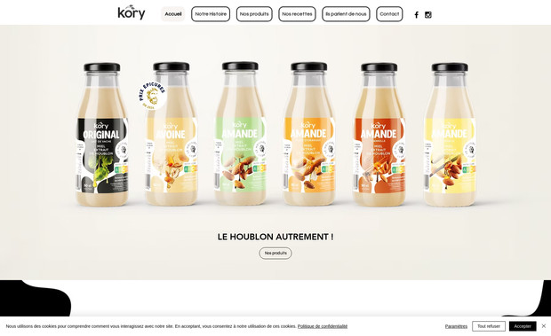 Kory Original: Création site web
Logo & Identité visuelle
Création produits
Photos
Boutique en ligne 
Intégration de contenu