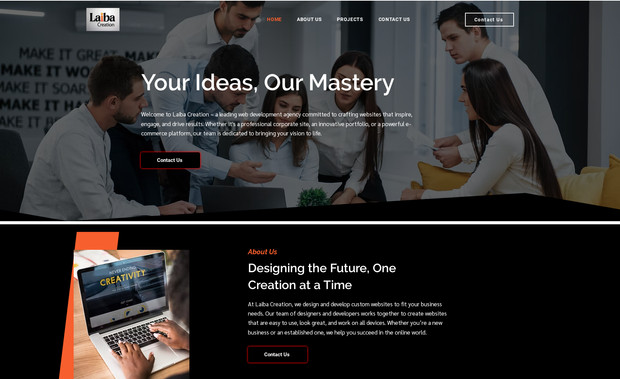 Laiba Creation: My Portfolio Website 