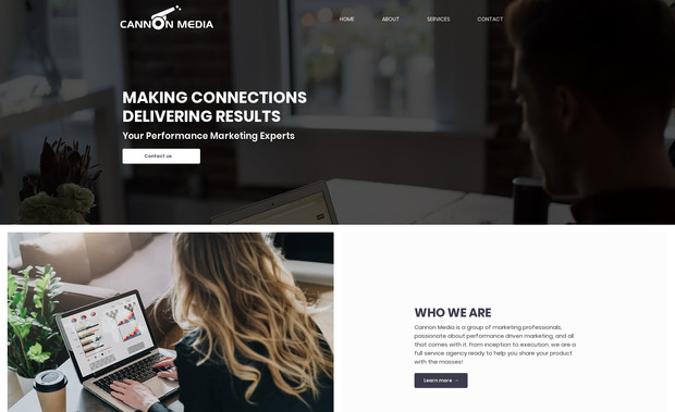 Cannon Scratch: MAKING CONNECTIONS DELIVERING RESULTS

Cannon Media is a group of marketing professionals, passionate about performance driven marketing, and all that comes with it. From inception to execution, we are a full service agency ready to help you share your product with the masses!