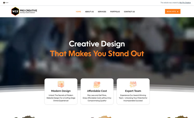 Wix Pro Creative: 
