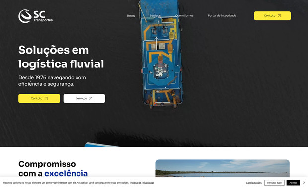 SC Transportes: Site Institucional