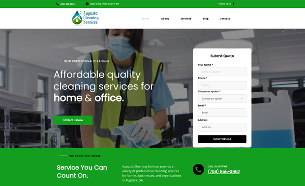 Classic Site - Augusta Cleaning : 