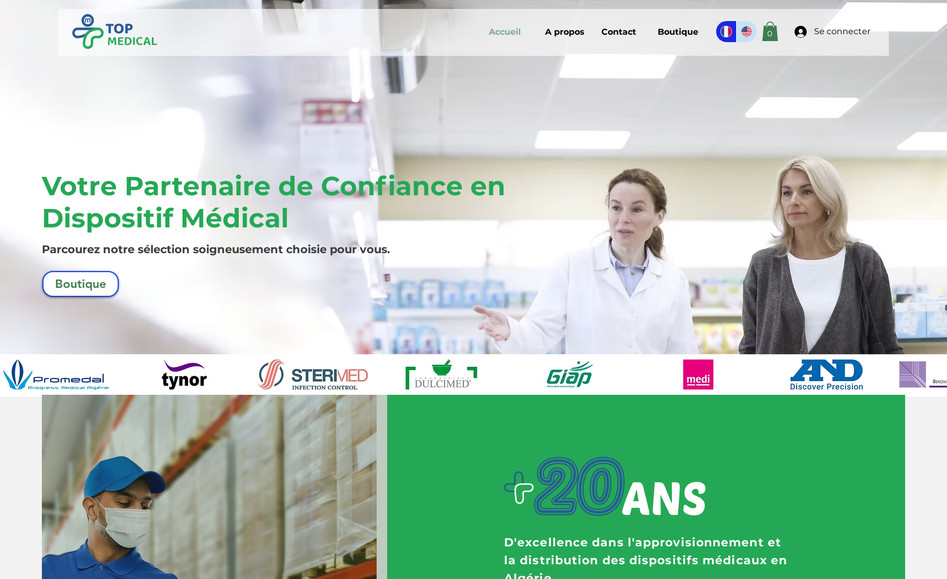 Top Medical Algeria: Specific BtoB selling system integration 