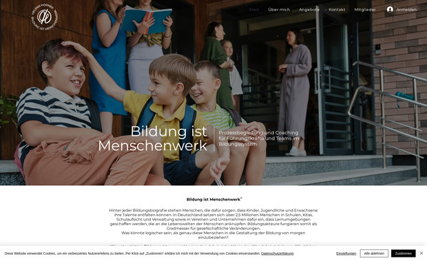 Helena Horner: Landingpage für eine herausragende Expertin