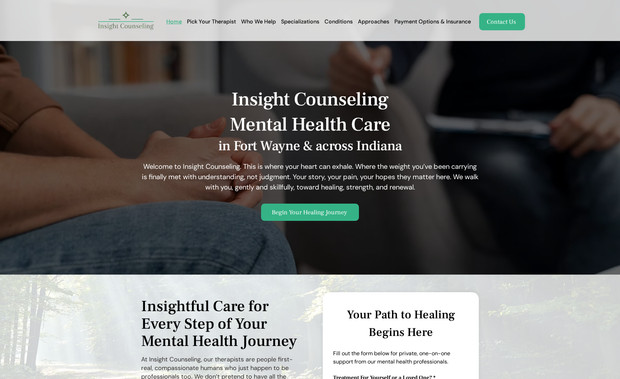 Insight Counseling: We designed and developed Insight Counseling’s website and are actively managing their marketing efforts, including Google My Business (GMB) optimization and SEO campaigns. The client has expressed that she is very happy with the results and the ongoing support.