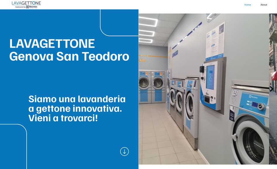 Lavagettone Genova: Creazione sito web per una lavanderia