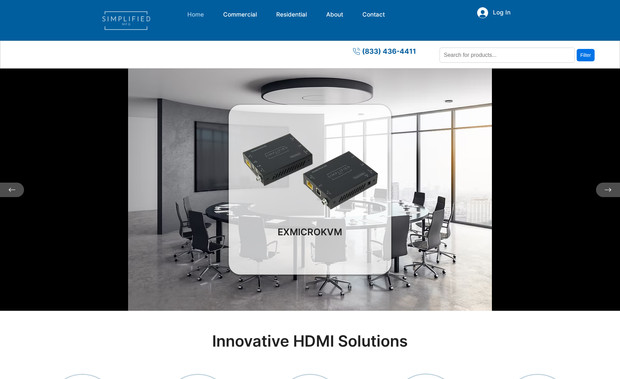 Simplified MFG: Client reached out to with a request to build a custom dashboard where his customers can log in and place an order. The task was to create a log in system for 2 personas (Dealer and Distributor) with 2 separate pricing structures. 

The Client also wanted to be able to process payments manually vs having WIX as the processing system, this allowed them a full control of their customer journey. We also created an online store for the public, without pricing, this way the general public can browse their products and inquire about becoming a dealer or a distributor. 